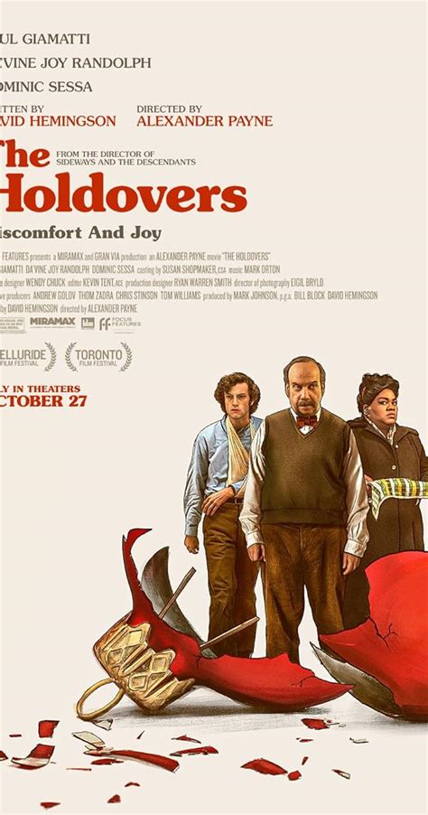 the holdovers showtimes